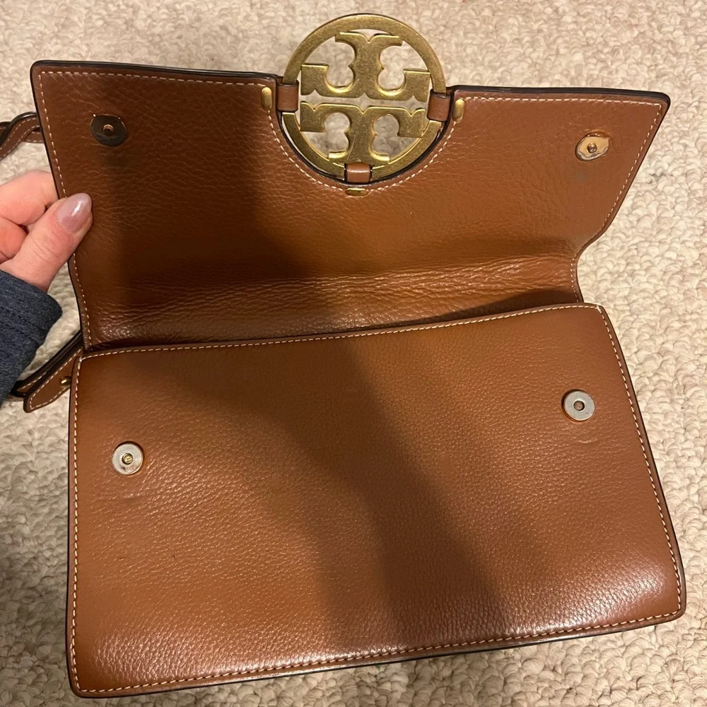 Tory Burch Brown Leather Shoulder Bag - Picture 6 of 16